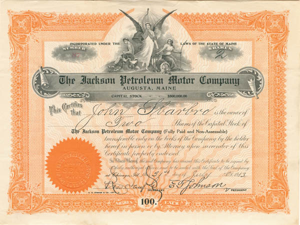 Jackson Petroleum Motor Co.